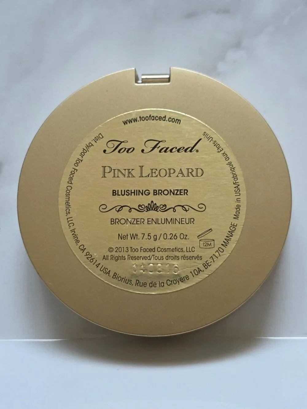 Too Faced PINK LEOPARD Blushing Bronzer (0.26 oz.)